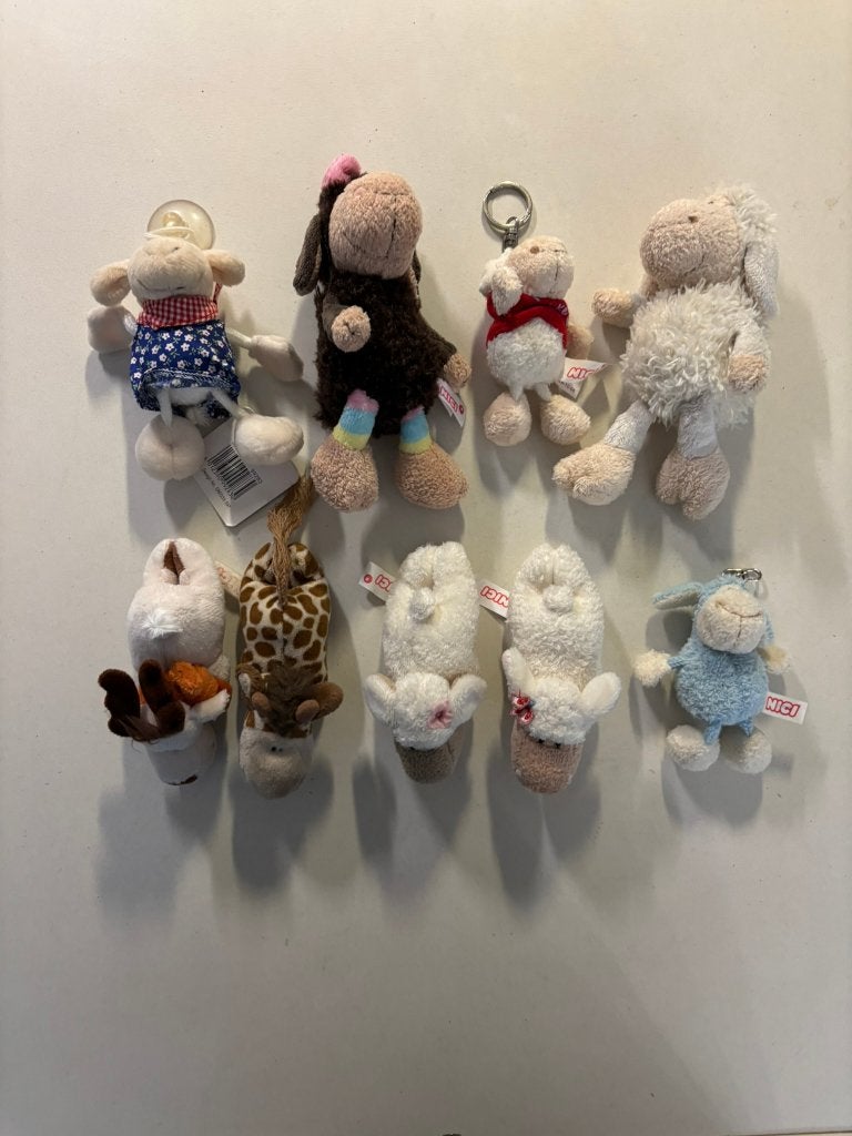 Nici schaap jolly mah giraffe knuffels sleutelhangers set!, Kinderen en Baby's, Speelgoed | Knuffels en Pluche, NICI, Overige karakters