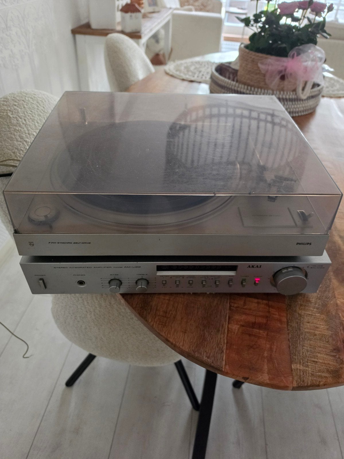 Phillips platenspeler F7111, Ophalen, Philips, Gebruikt, Automatisch