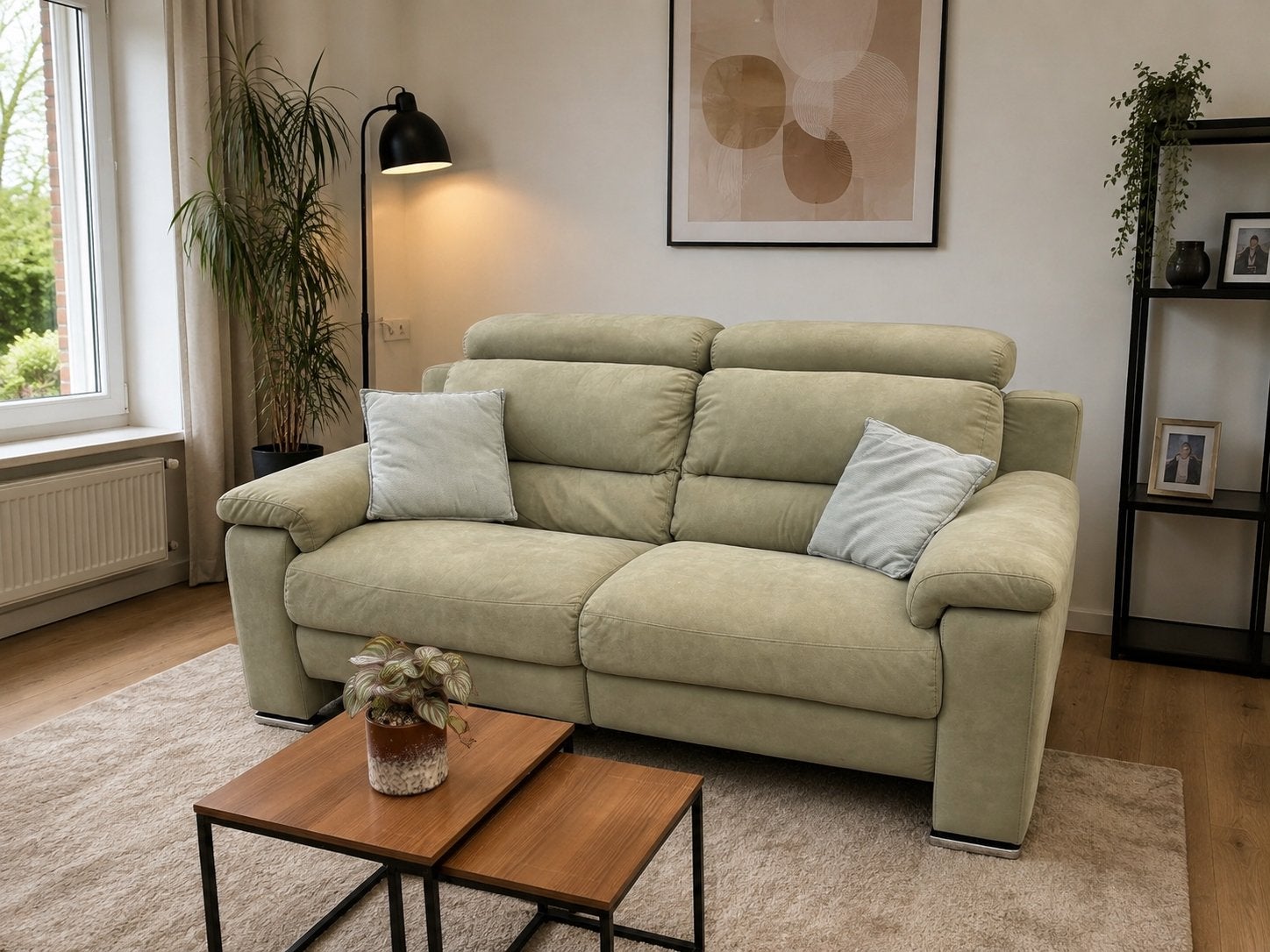 Gratis thuisbezorgd – Bank Sofa Zetel 190 cm, Huis en Inrichting, Banken | Bankstellen, Ophalen, Zo goed als nieuw, 75 tot 100 cm
