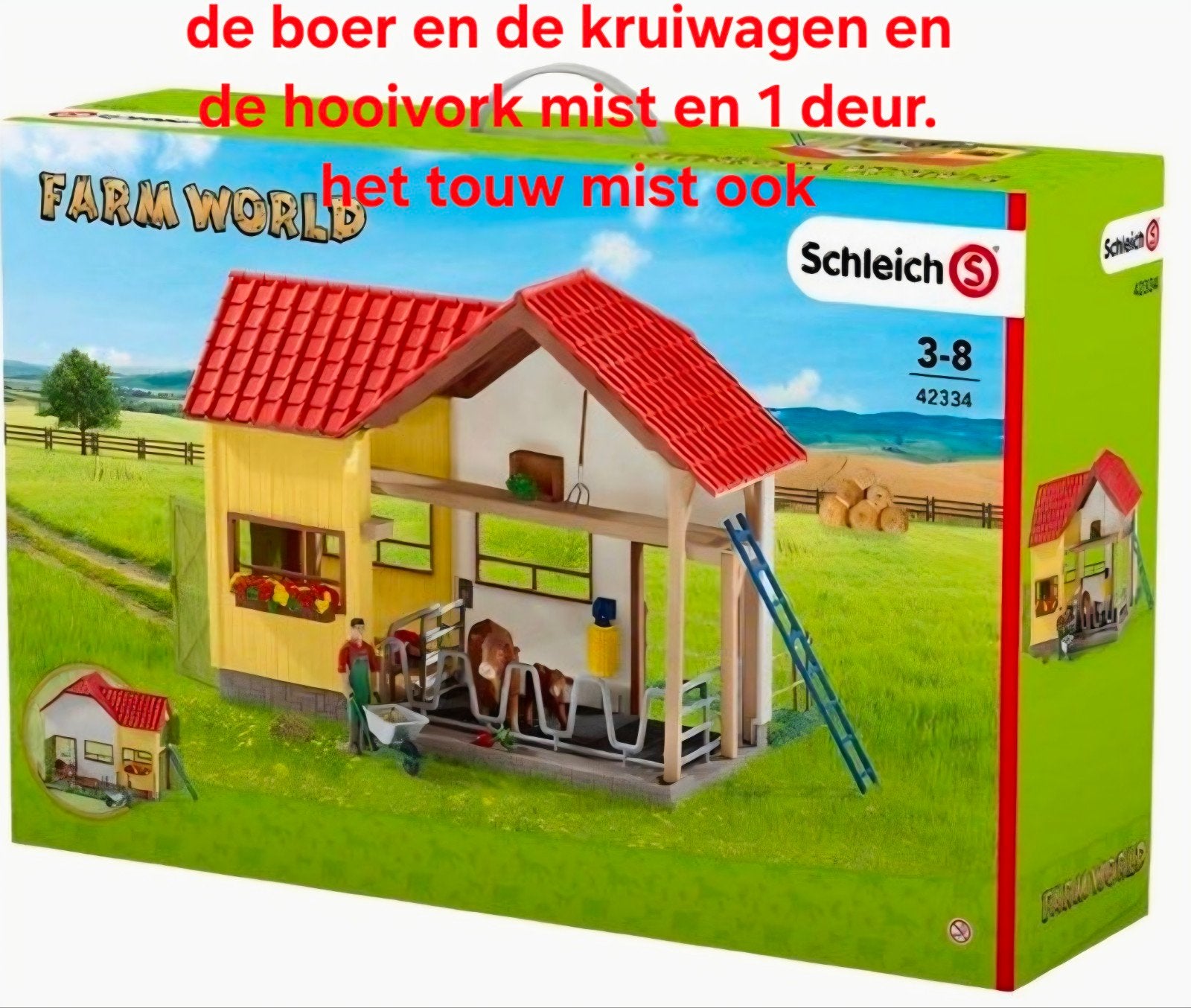 schleich boederij, Ophalen of Verzenden, Zo goed als nieuw