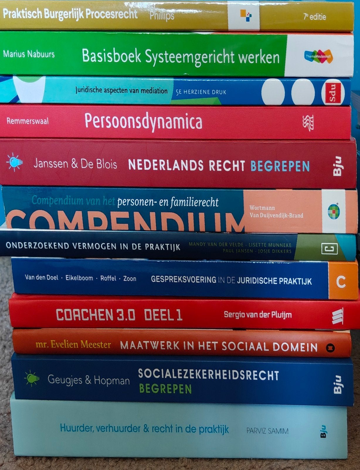 Sociaal juridische dienstverlening studieboeken - HBO SJD, Boeken, Ophalen of Verzenden, Alpha, Zo goed als nieuw, HBO