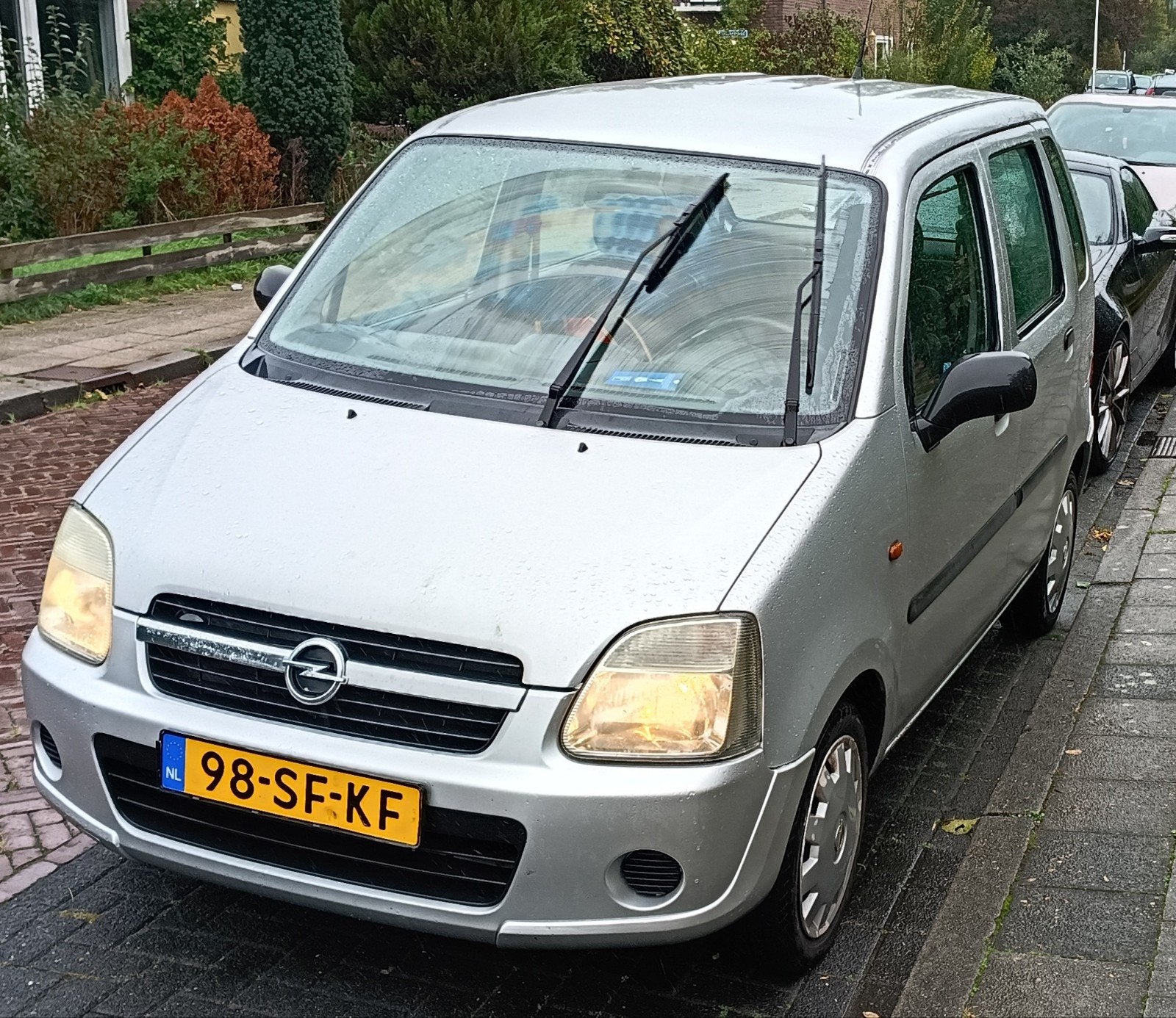 Opel Agila 1.0 2005 Grijs( Nette Zuinige auto), Auto's, Voorwielaandrijving, 31 €/maand, Origineel Nederlands, Handgeschakeld