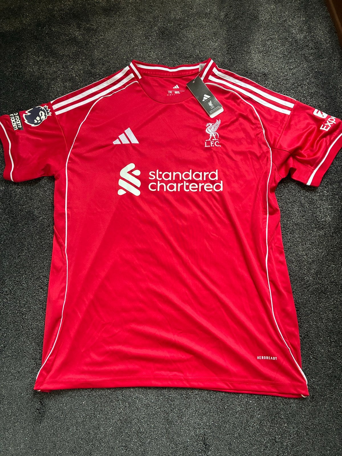 Liverpool Thuisshirt M. Salah Maat 2XL - Nieuw met kaartjes, Nieuw, Overige maten, Ophalen of Verzenden, Voetbal