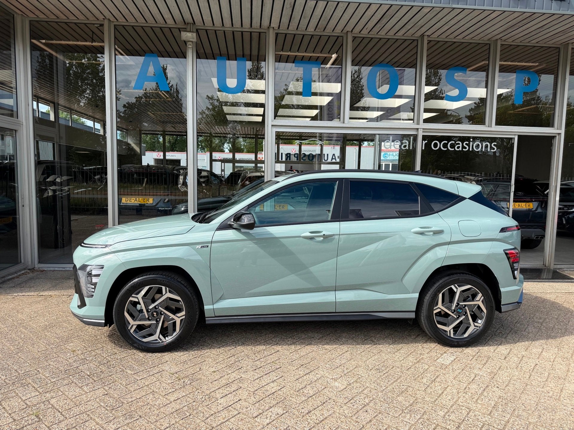 Hyundai Kona 1.6 GDI HEV N Line , APPLE CARPLAY , CAMERA, Auto's, Gebruikt, Zwart, Origineel Nederlands, Bedrijf