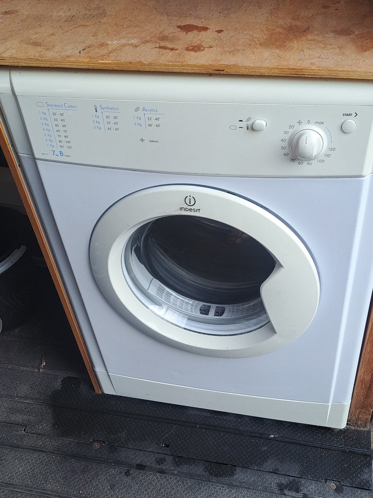 Indesit IDV 75 Droger - 7kg inhoud, B-klasse, Ophalen of Verzenden