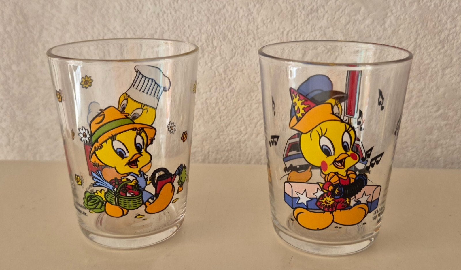 2 Tweety glazen, Verzamelen, Ophalen of Verzenden, Zo goed als nieuw