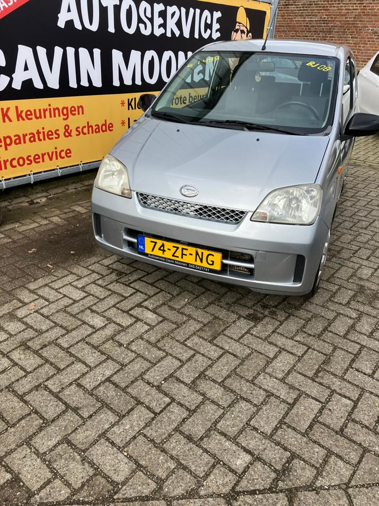 Daihatsu Cuore 1.0 3D 2008 Grijs, Auto's, Daihatsu, Stof, 600 kg, 18 €/maand, Cuore