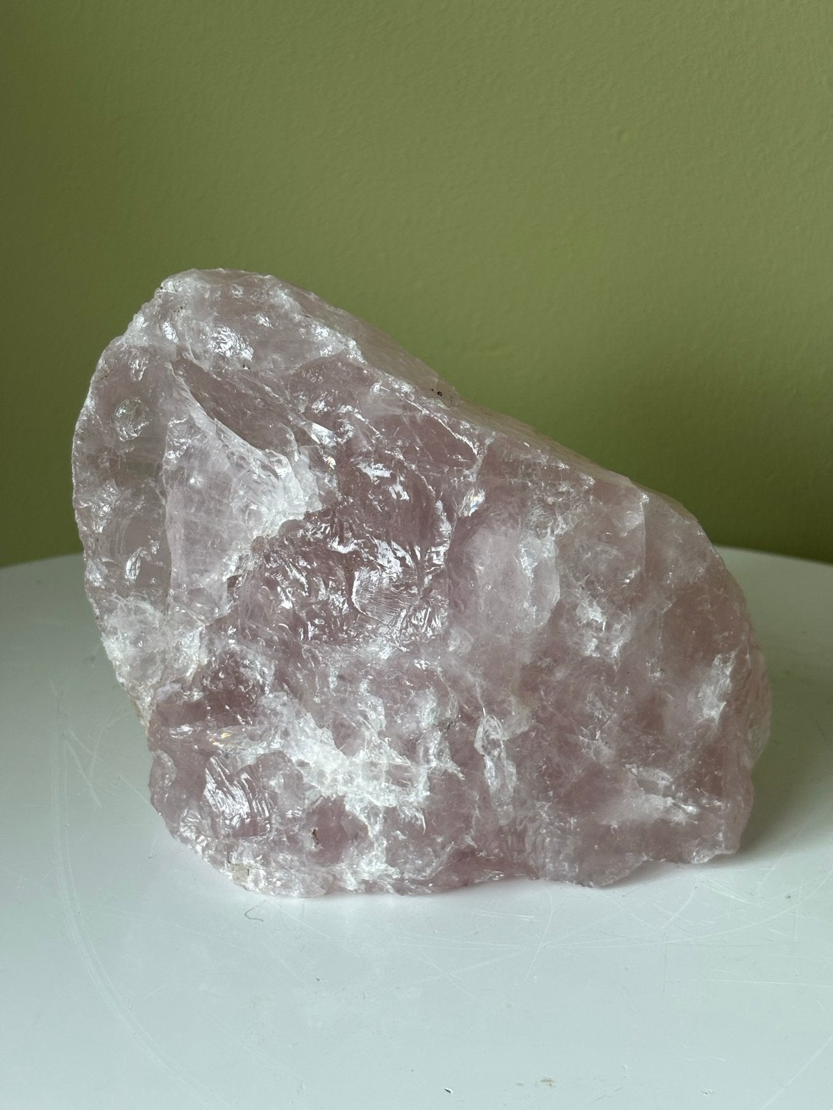 Grote ruwe Rozenkwarts Mineraal Edelsteen - 1.388 kg, Ophalen of Verzenden, Mineraal