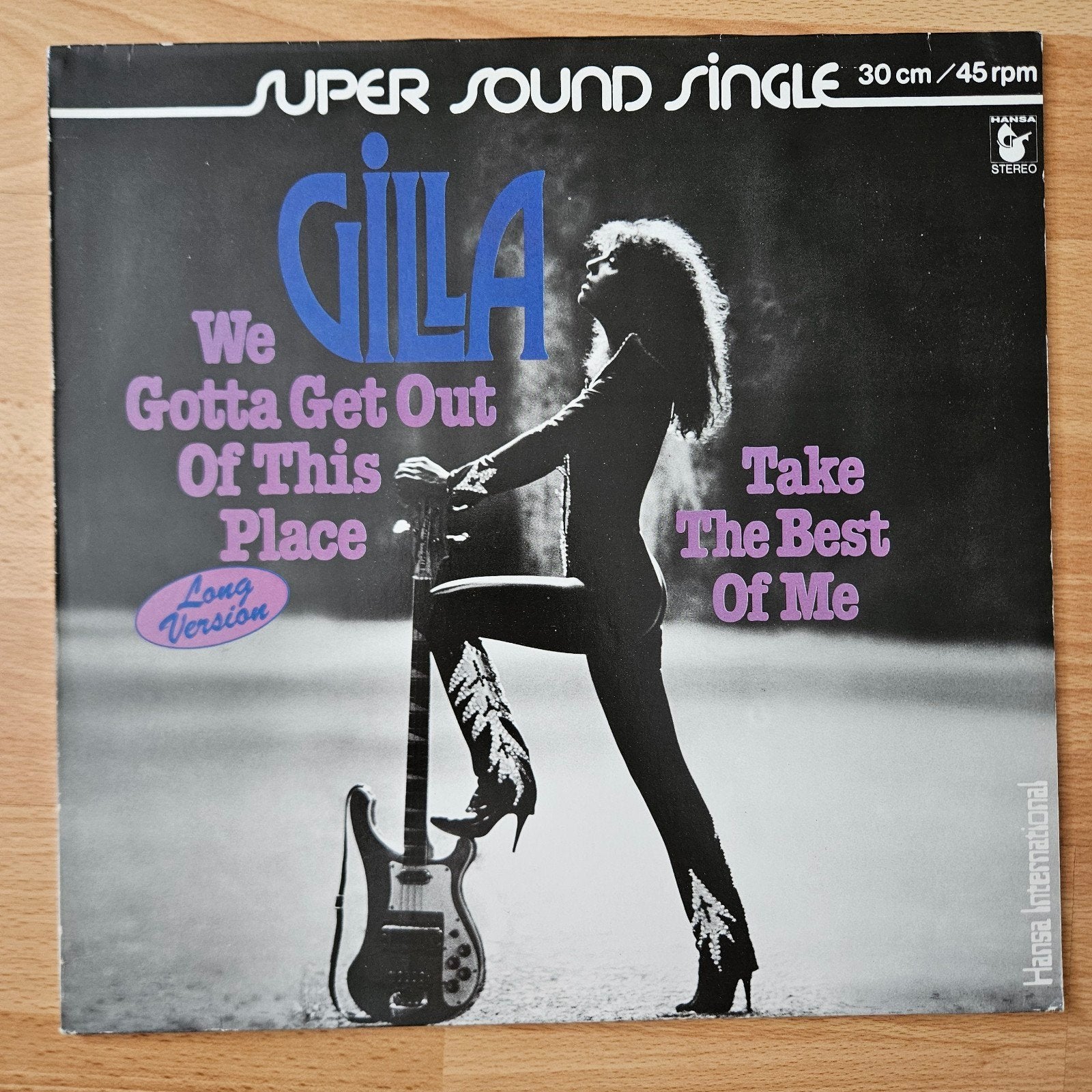 Gilla – We Gotta Get Out Of This Place - Maxi Single, Ophalen of Verzenden, 12 inch