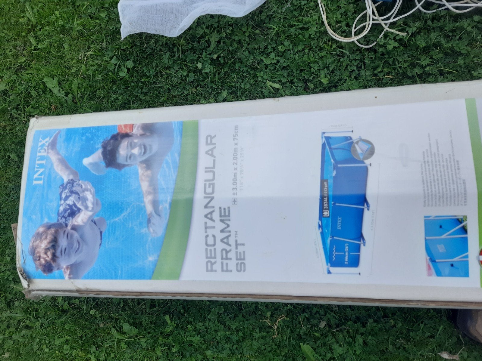 Intex zwembad 2x3m compleet met pomp en toebehoren, Ophalen, Gebruikt, Opzetzwembad, 200 tot 400 cm
