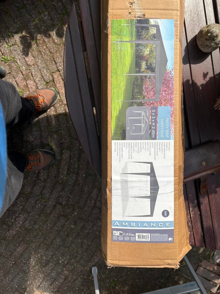 Party tent 3x3x2.45, Tuin en Terras, Partytenten, Partytent, Minder dan 4 meter, Zo goed als nieuw, 2 meter of meer