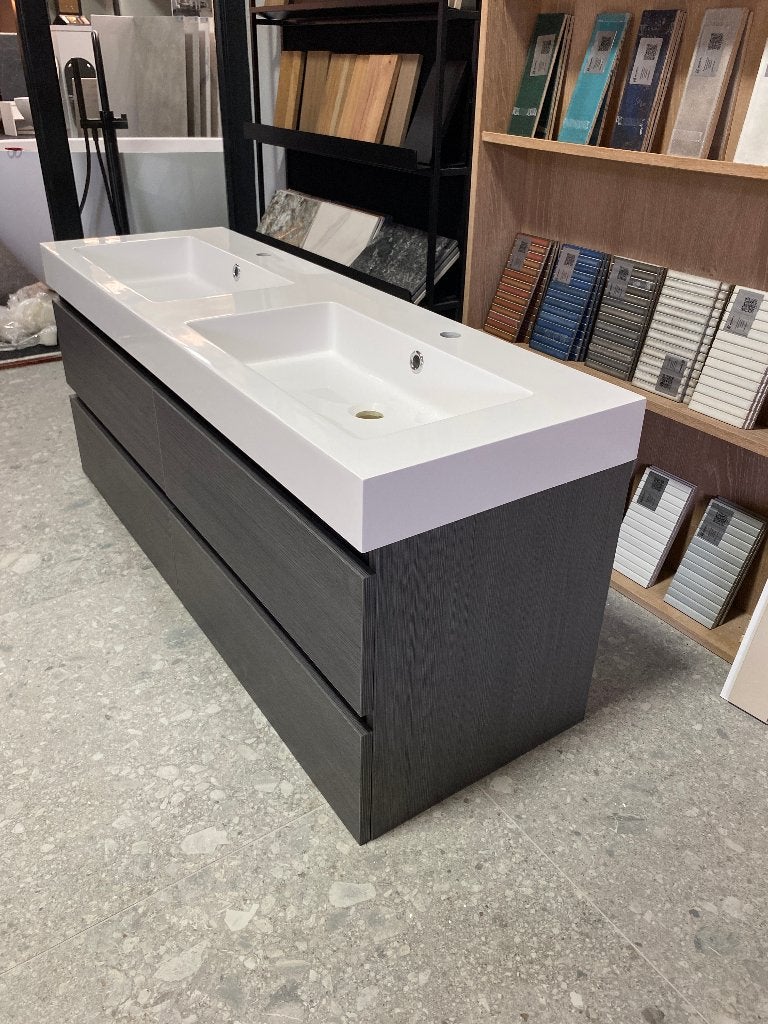 Badkamermeubel 140 cm breed nu van €2470 voor €850 NIEUW!, Ophalen, Nieuw, Wastafel
