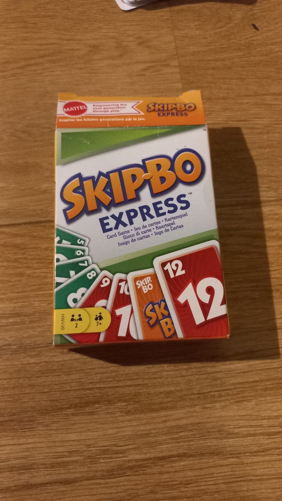 Skip-Bo Express Kaartspel - Zo goed als nieuw!, Hobby en Vrije tijd, Een of twee spelers, Ophalen, Zo goed als nieuw, Mattel