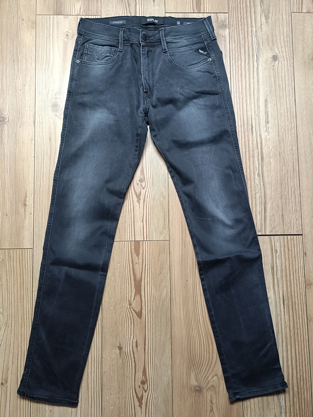 Replay anbass hyperflex maat 32-34, Ophalen of Verzenden, Zo goed als nieuw, Zwart, W32 (confectie 46) of kleiner