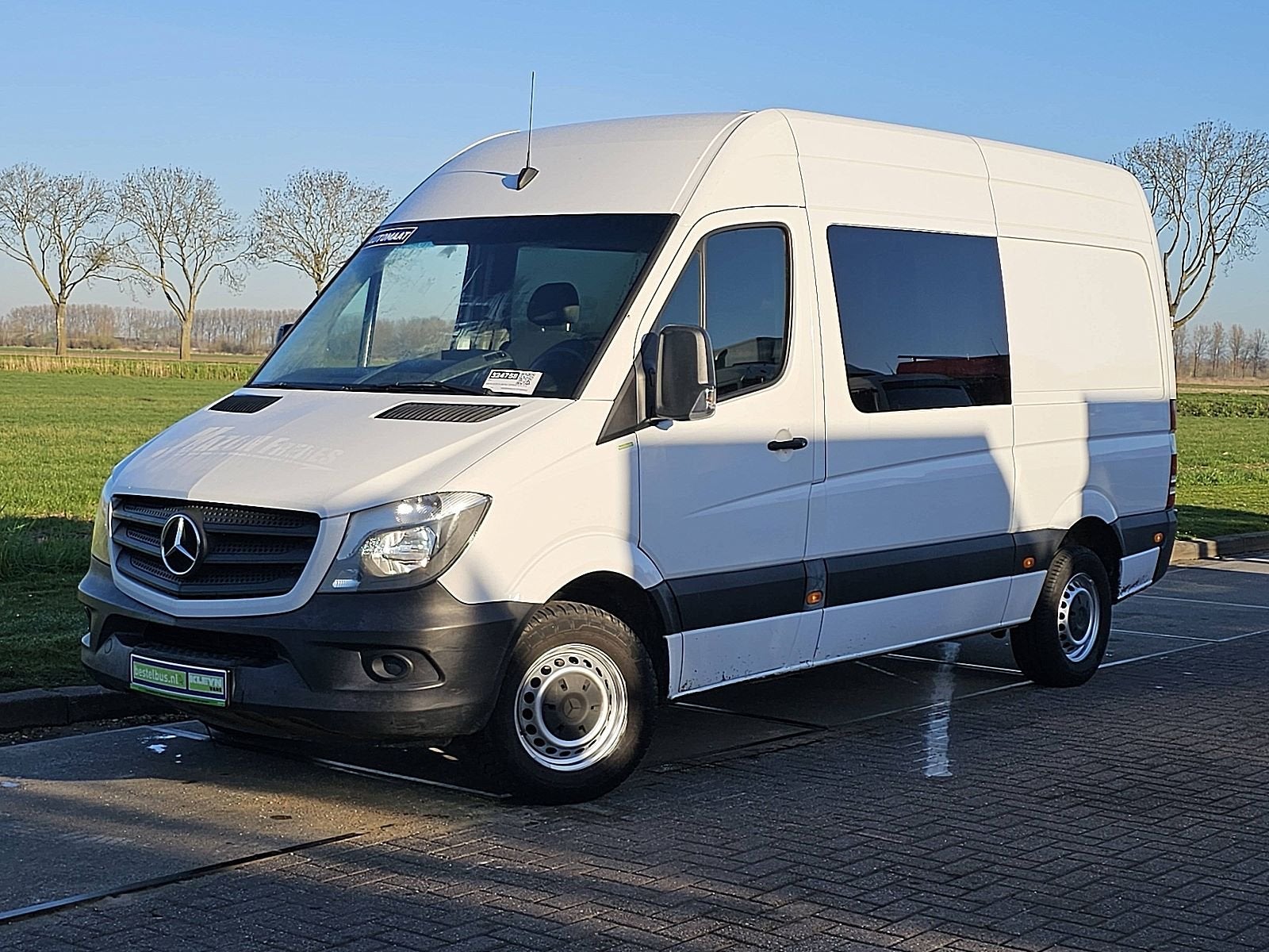 MERCEDES-BENZ SPRINTER 316 l2h2 dubbele cabine!, Auto's, Gebruikt, Euro 6, 2224 kg, Mercedes-Benz