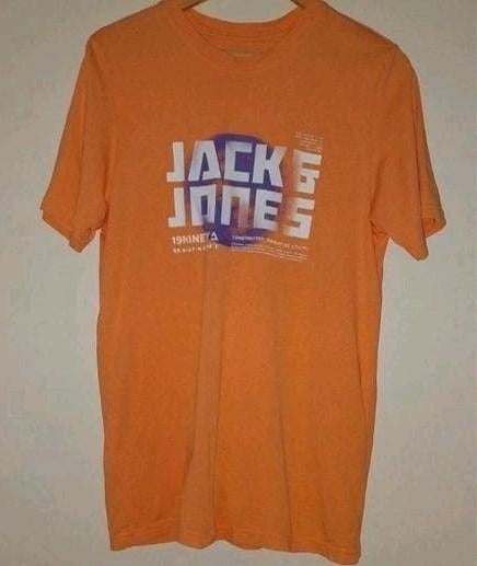 Oranje Jack & Jones shirt maat 176, Jack & jones, Ophalen of Verzenden, Zo goed als nieuw, Shirt of Longsleeve