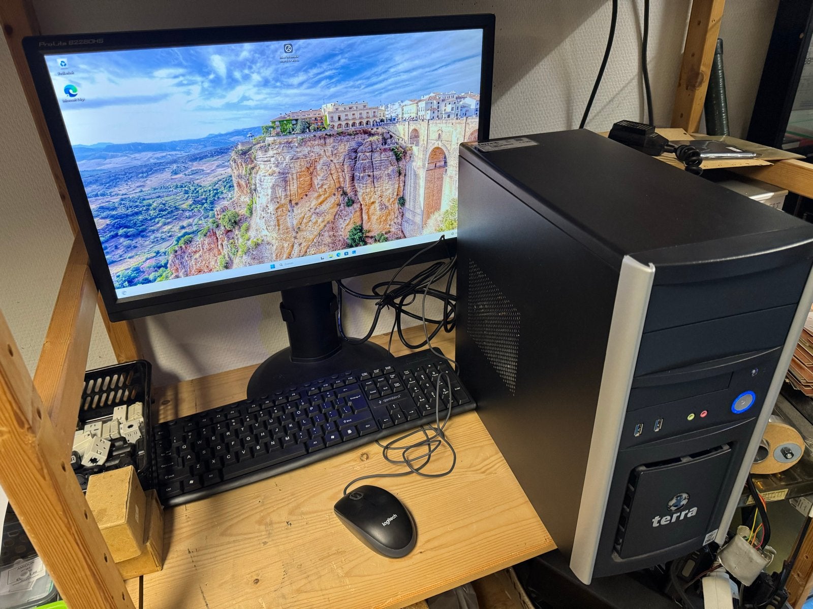 Voordelige Terra Desktop PC Intel i5-10400, 8GB RAM, SSD, Computers en Software, Ophalen, 2 tot 3 Ghz, Met monitor, 8 GB
