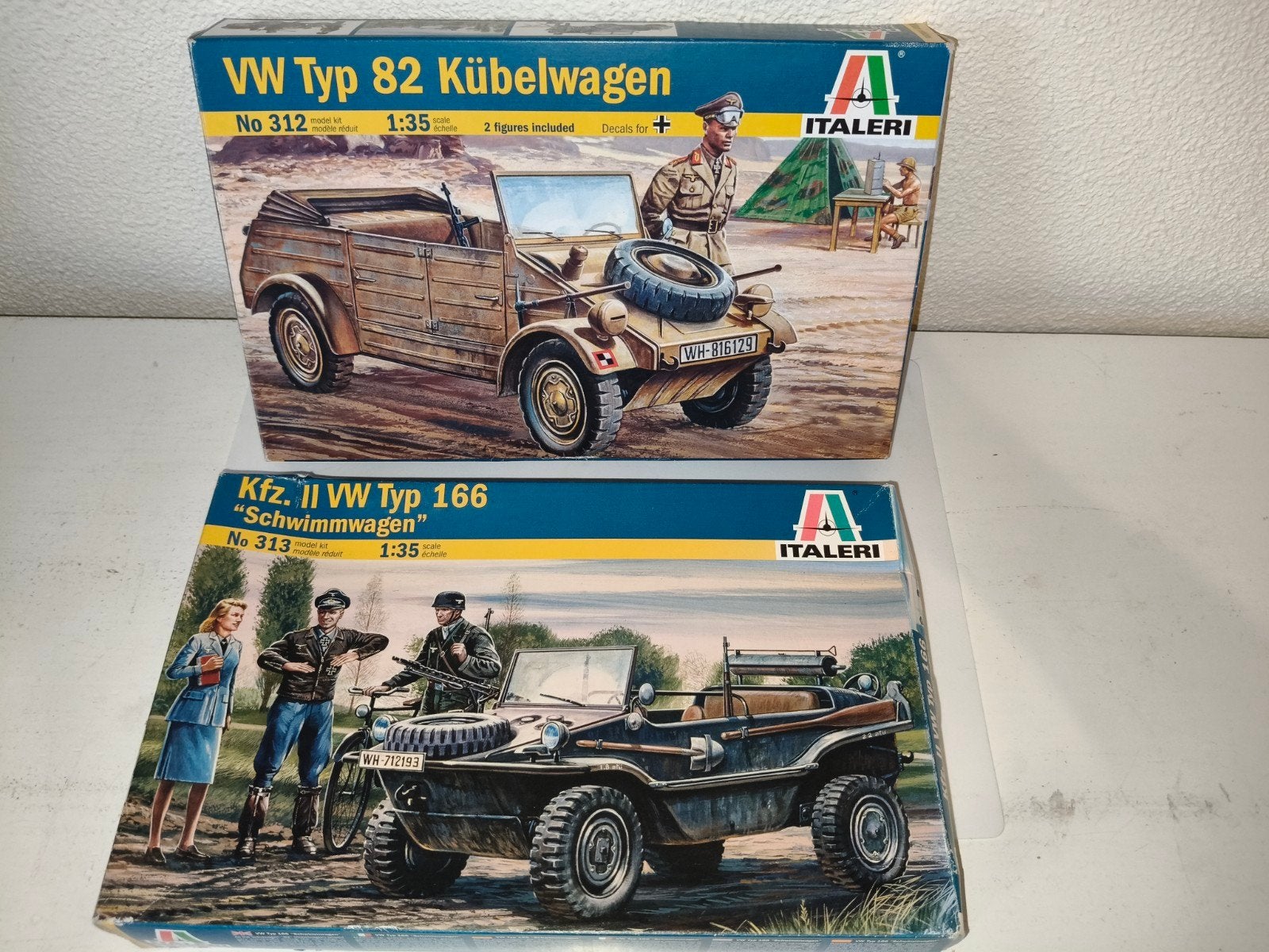 Italeri VW Kübelwagen & Schwimmwagen 1:35 Modelbouw, 1:32 tot 1:50, Nieuw, Ophalen of Verzenden, Italeri