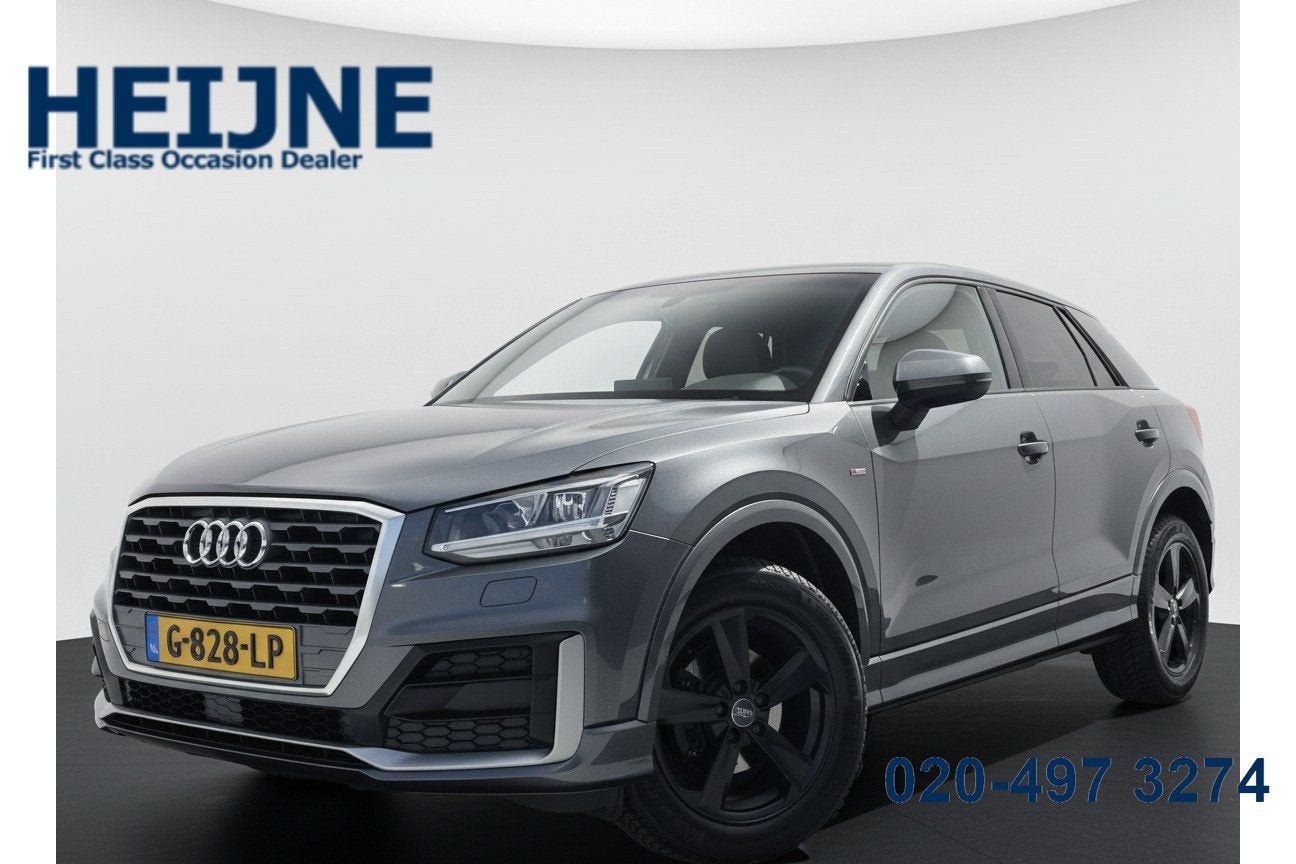 Audi Q2 35 TFSI 150PK S-LINE EDITION NAVI/PDC/HALF-LEDER, Auto's, Dealer onderhouden, 4 cilinders, 150 pk, Leder en Stof