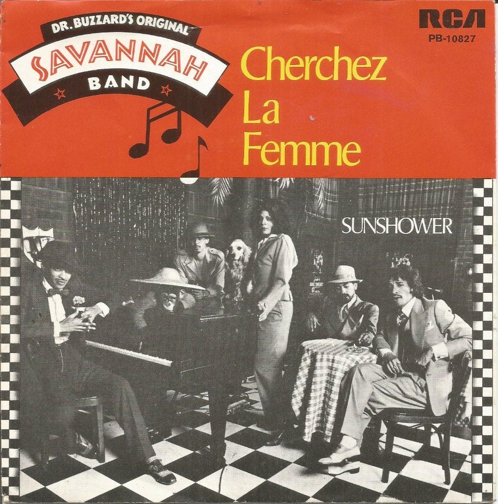 VERKOCHT Dr. Buzzard's Original Savannah Band – Cherchez La, Fotohoes, 7 inch, Ophalen of Verzenden, Zo goed als nieuw