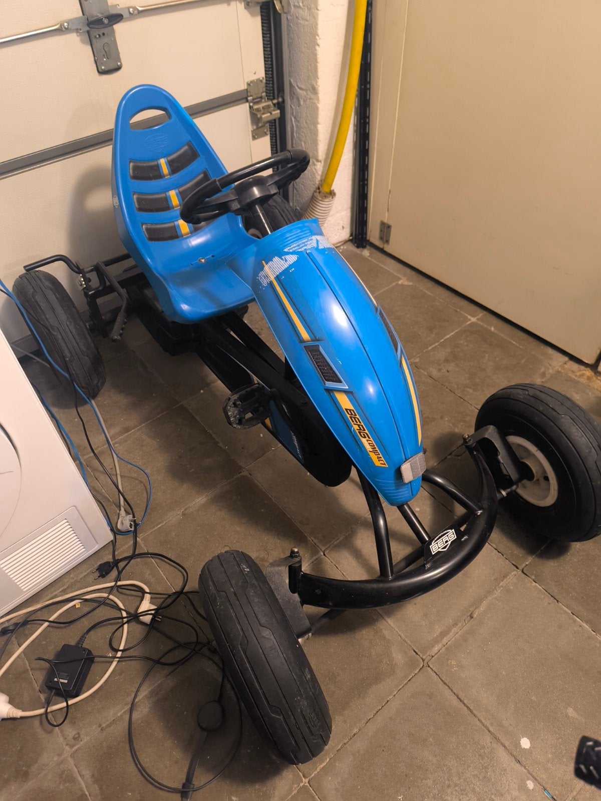Berg Compact Sport skelter - Blauw, Kinderen en Baby's, Speelgoed | Buiten | Skelters, Ophalen, Gebruikt, Berg, Vrijloopautomaat