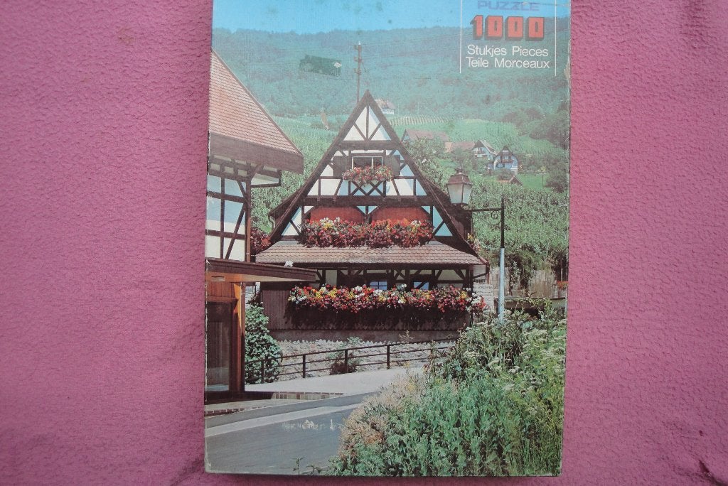 WILD HORSE JIG SAW PUZZLE 1.000 stukjes voor 1,95euro., Ophalen of Verzenden, 500 t/m 1500 stukjes, Zo goed als nieuw, Legpuzzel