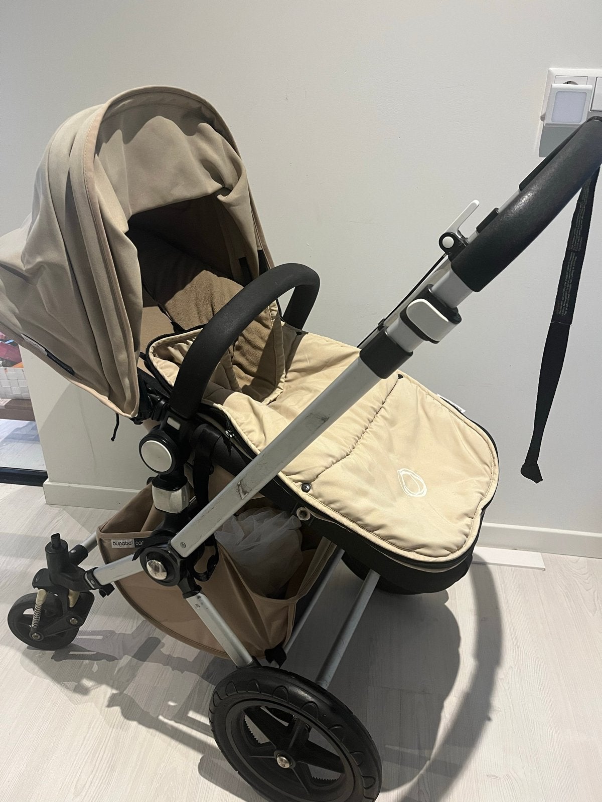 Bugaboo Cameleon zandkleurig met accessoires, Ophalen, Gebruikt, Bugaboo, Combiwagen