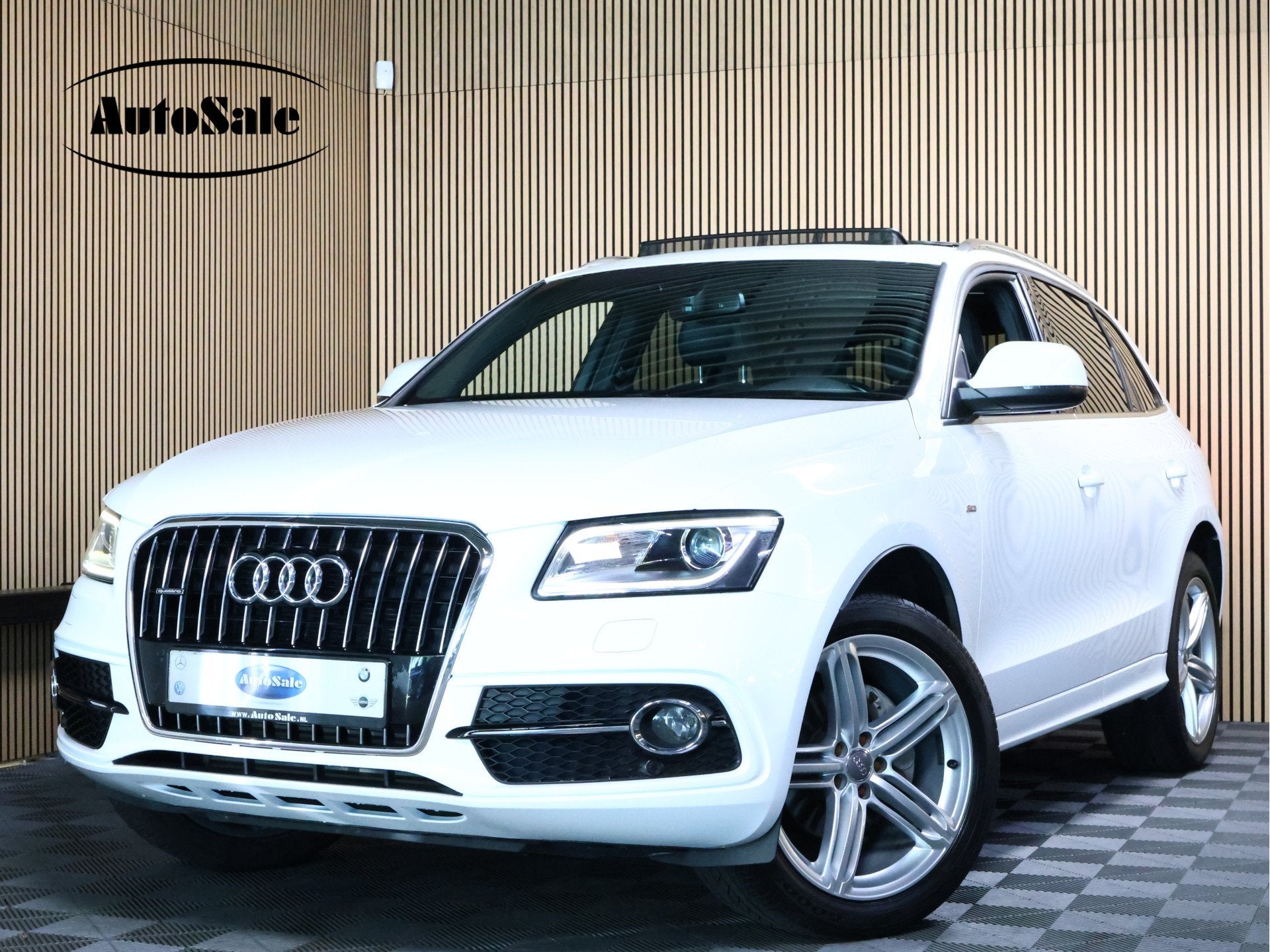 Audi Q5 2.0 TFSI Quattro S-Line PANODAK NAVI AUTOMAAT SPORTL, Auto's, Gebruikt, Zwart, 4 cilinders, 1795 kg