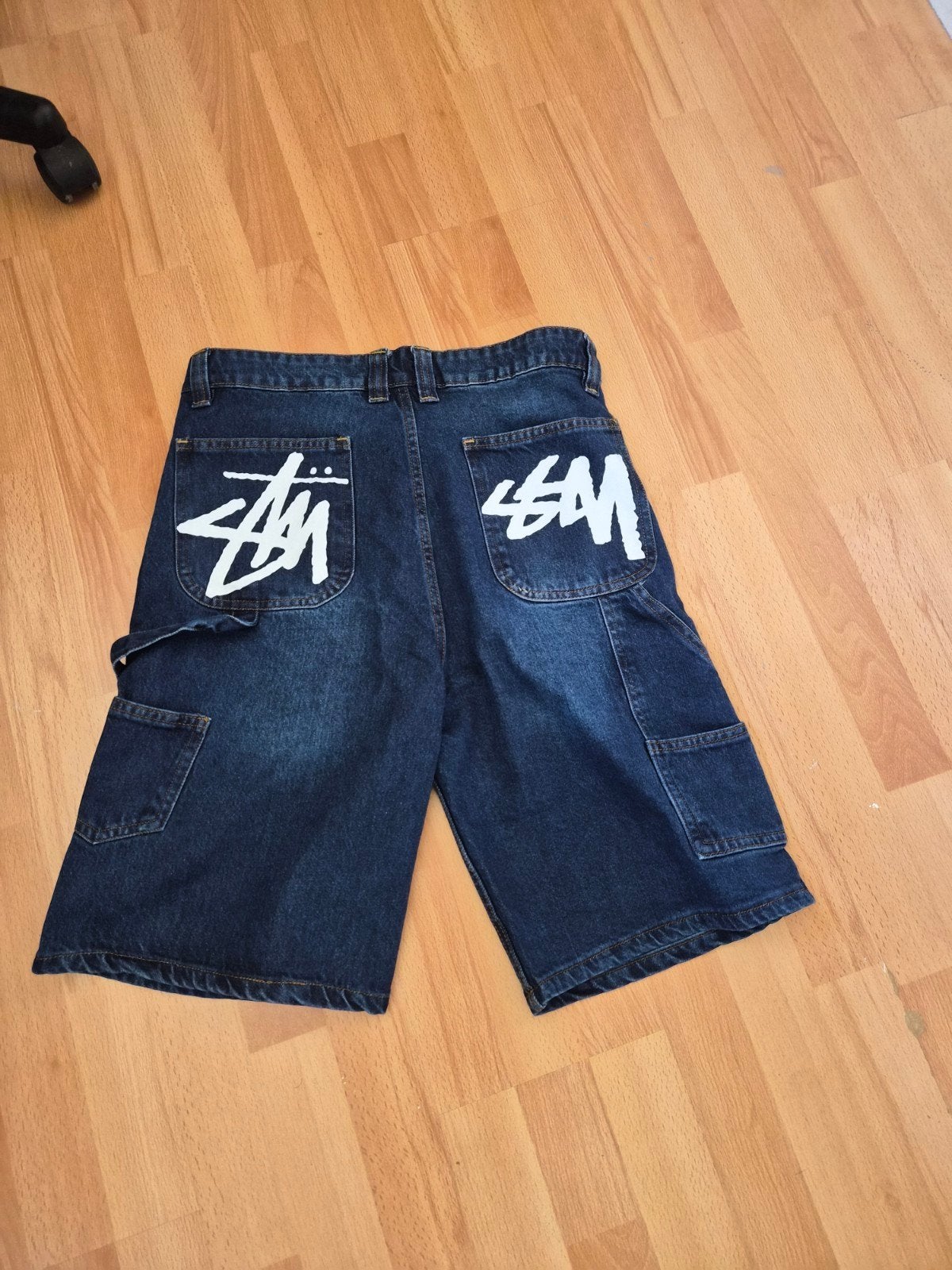 Stussy Denim Shorts W32 - Zo goed als nieuw, Kleding | Heren, Spijkerbroeken en Jeans, Blauw, Stussy, W32 (confectie 46) of kleiner