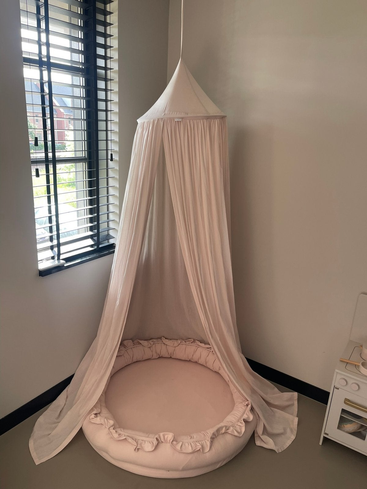 Cotton & Sweets speelnest en hemeltje roze, Kinderen en Baby's, Kinderkamer | Inrichting en Decoratie, Zo goed als nieuw, Klamboe