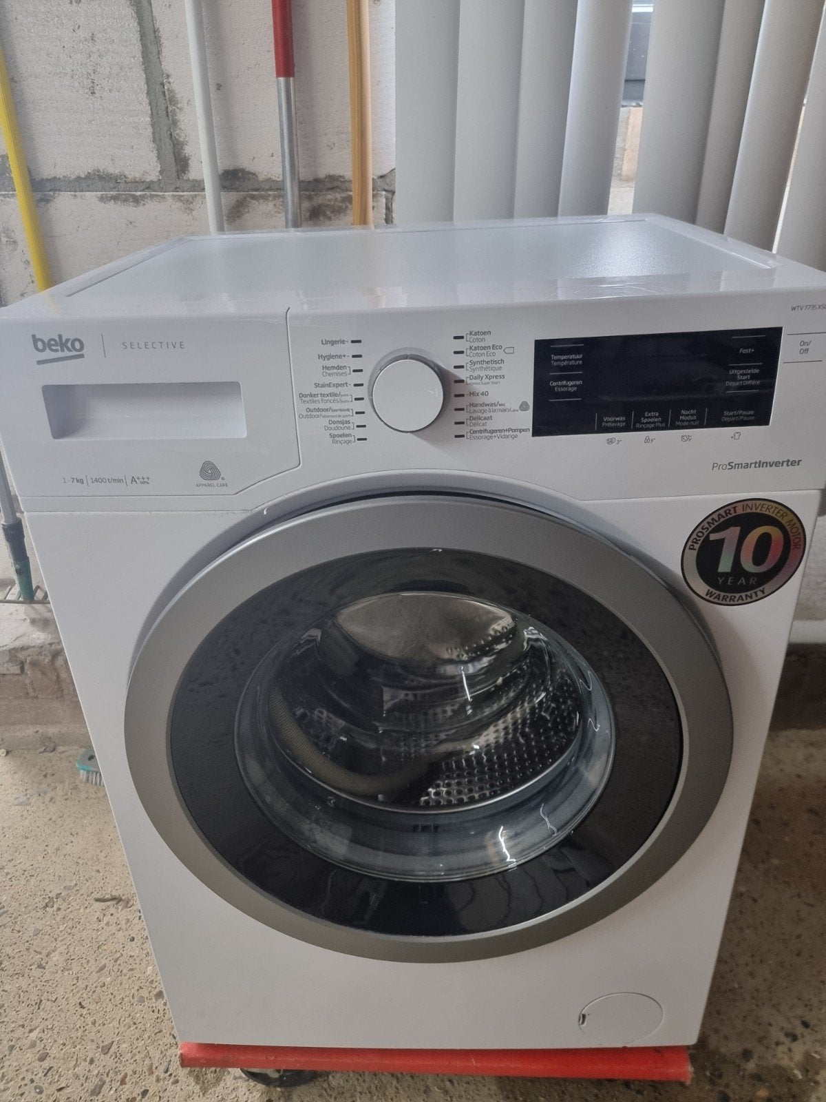 Beko Selective Voorlader Wasmachine 7kg 1400 toeren, Witgoed en Apparatuur, Ophalen