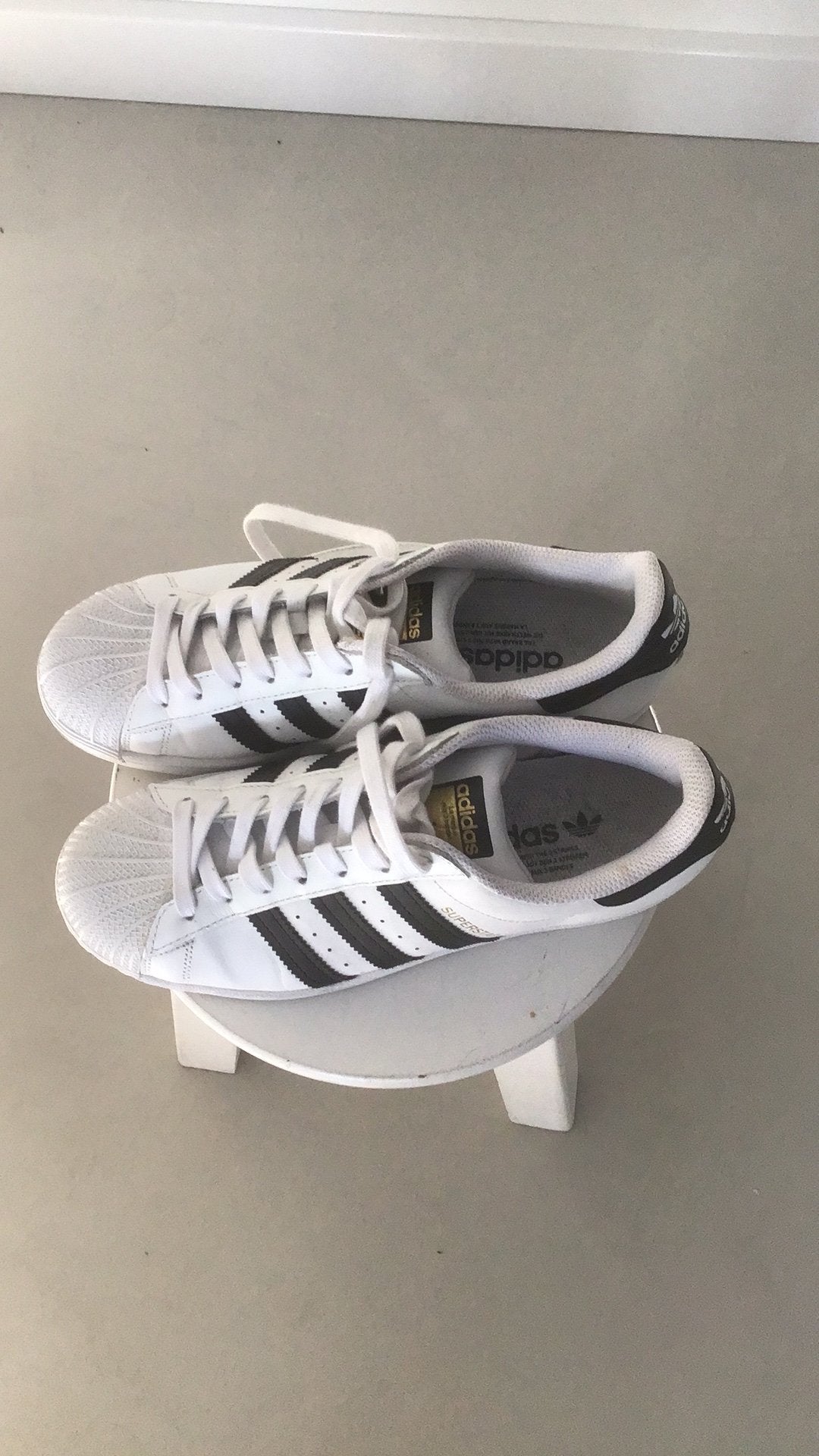 Adidas superstar sneakers., Ophalen of Verzenden, Zo goed als nieuw, Wit, Sneakers of Gympen
