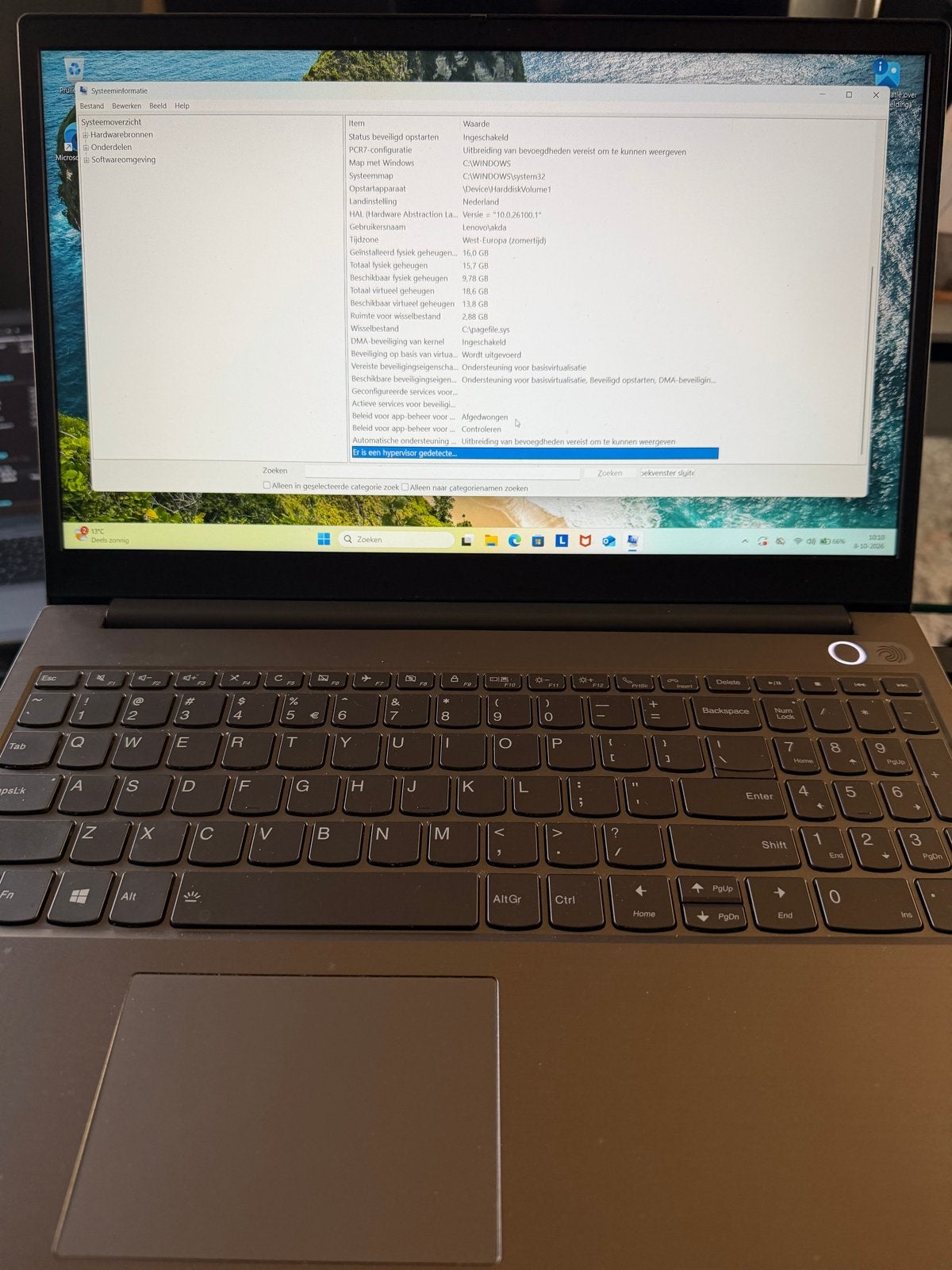 Lenovo ThinkBook 15-IIL i5-1035G4 16GB RAM 256GB SSD Win 11, Computers en Software, Ophalen, Gebruikt, Met videokaart, Minder dan 2 Ghz