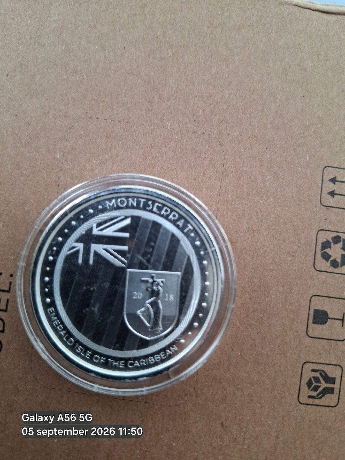 montserrat 2018 emerald of de carribian, Ophalen of Verzenden, Buitenland, Munten