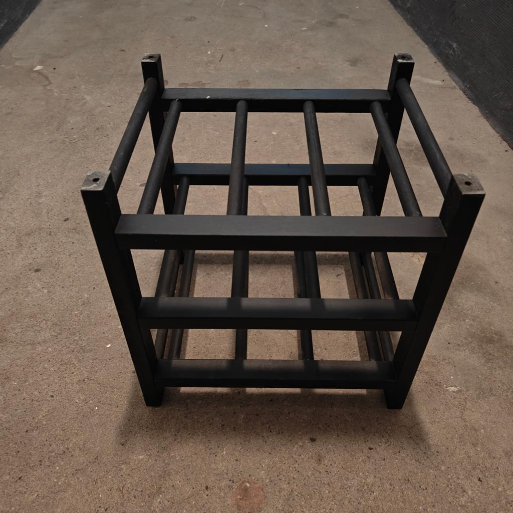 IKEA wijnrek - Zwartgespoten hout, Huis en Inrichting, Woonaccessoires | Wijnrekken, Ophalen, Gebruikt, 5 tot 15 flessen, Minder dan 50 cm