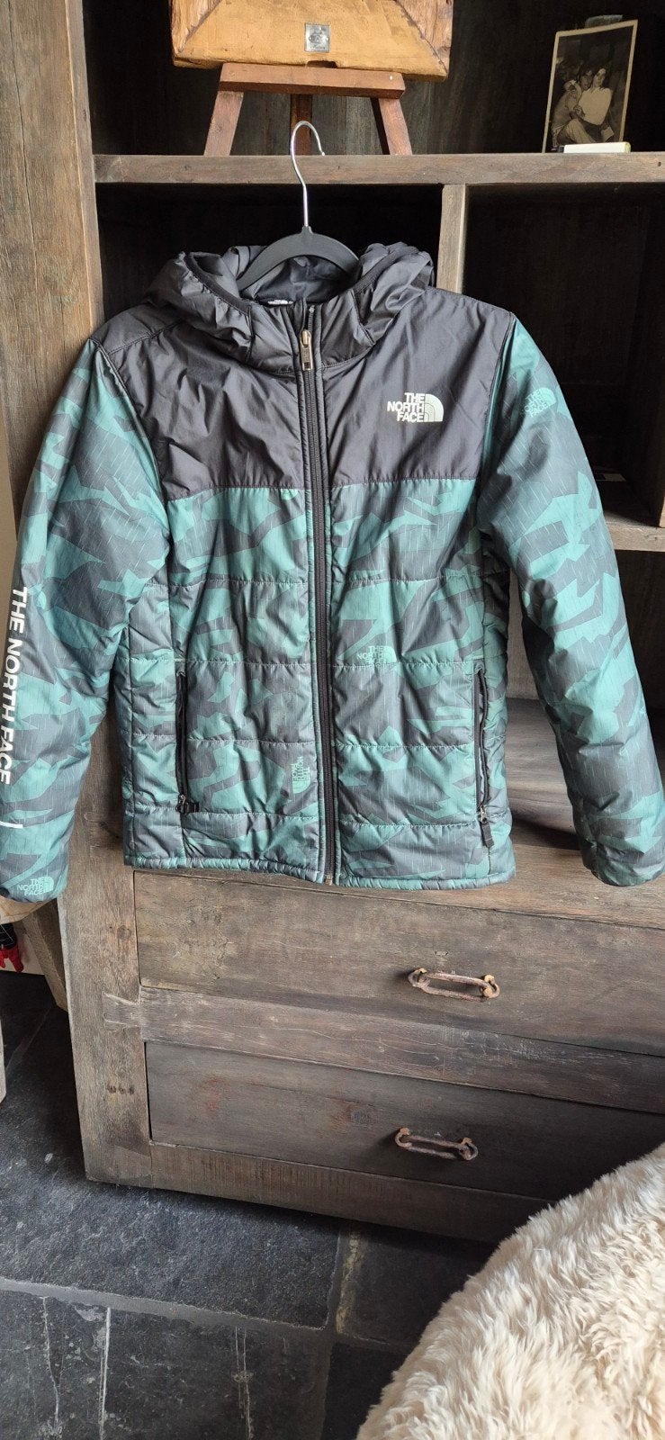 The North Face jongens jas maat XL (158), Ophalen of Verzenden, Zo goed als nieuw, Jongen, Jas