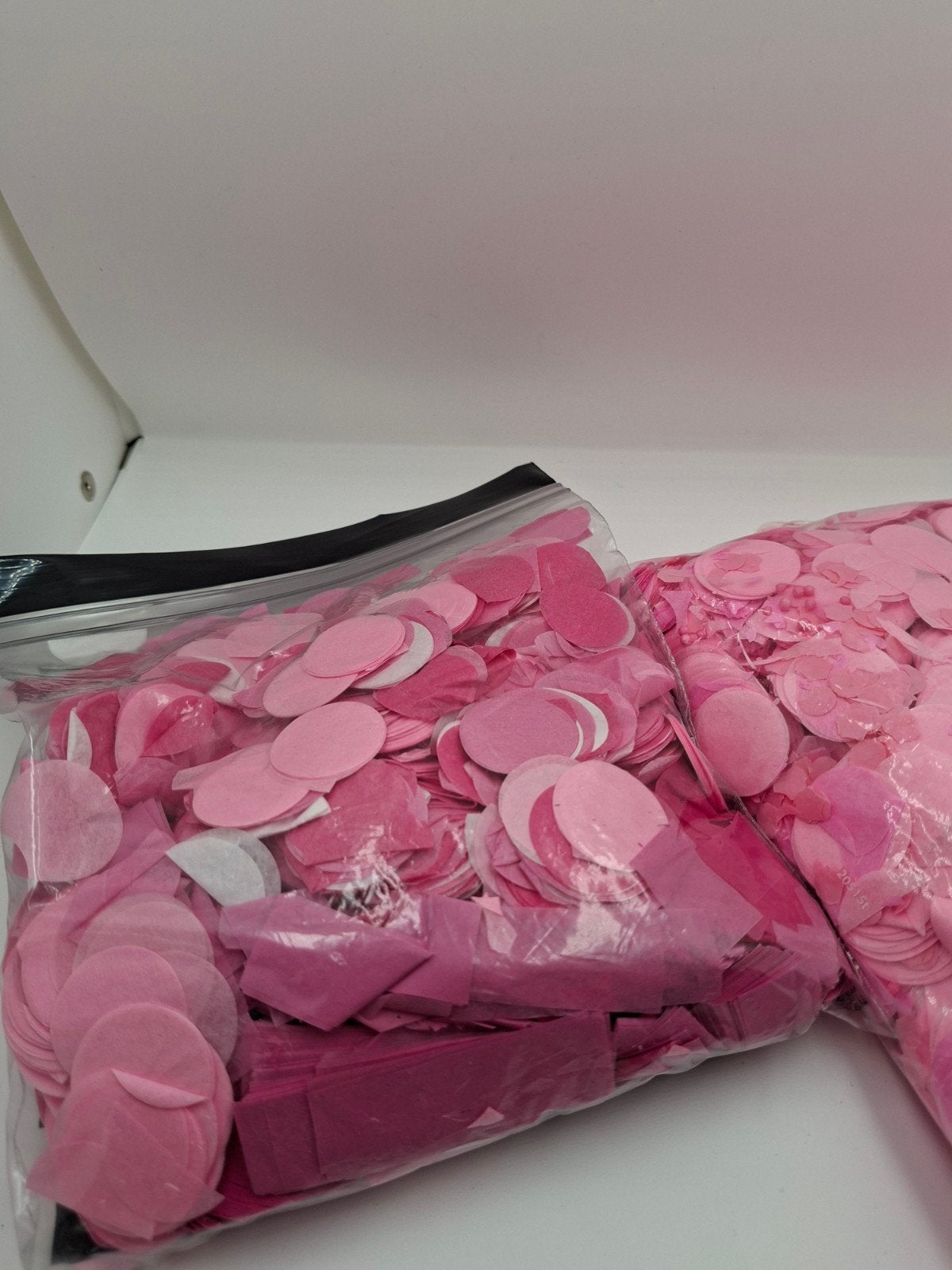 Gender reveal vulling: Foam balletjes, confetti en veren, Ophalen of Verzenden, Nieuw, Versiering, Geboorte of Huwelijk