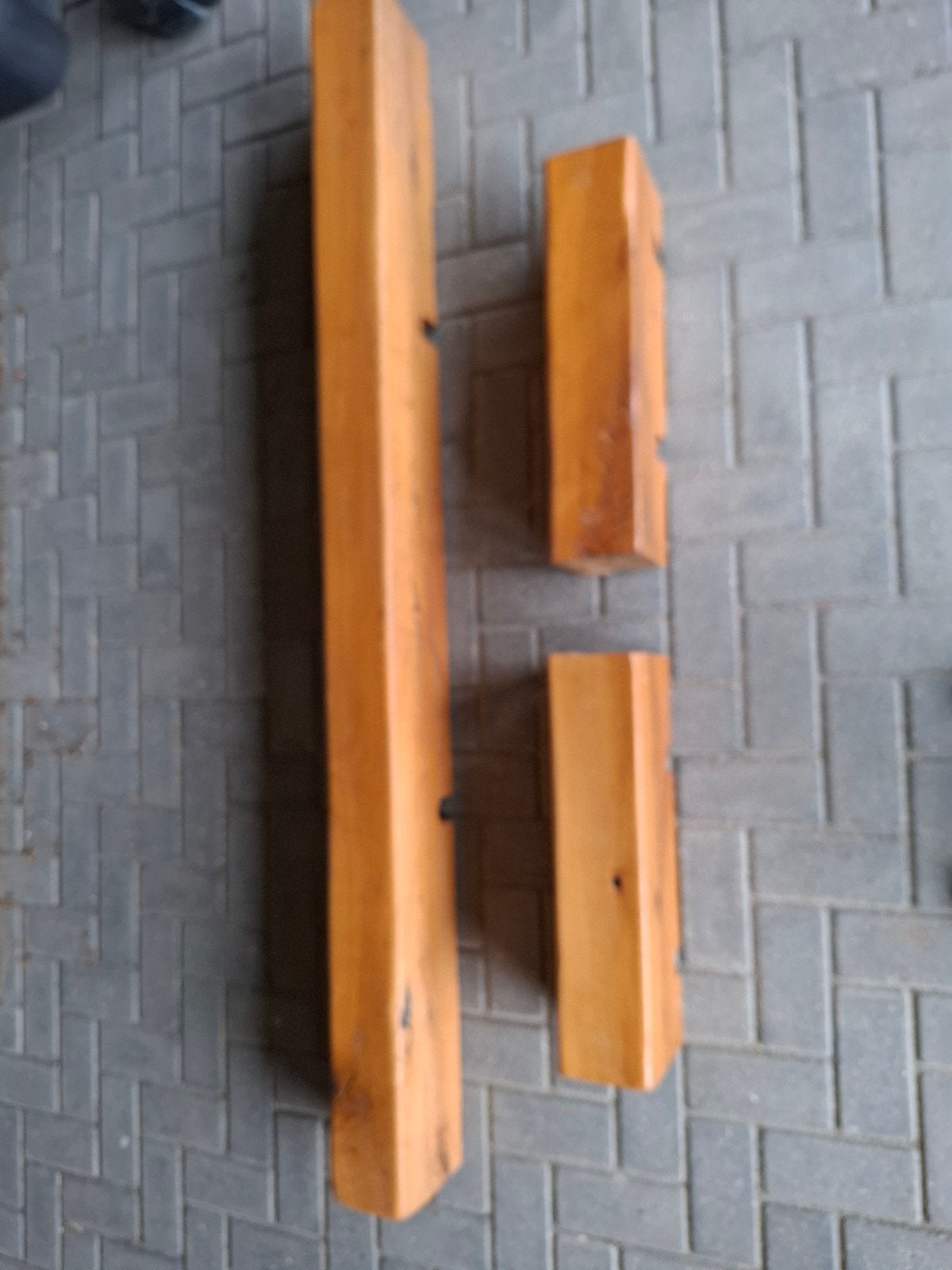 Zware Massief blank eiken balken schoorsteenmantel, Ophalen, Gebruikt, Overige soorten