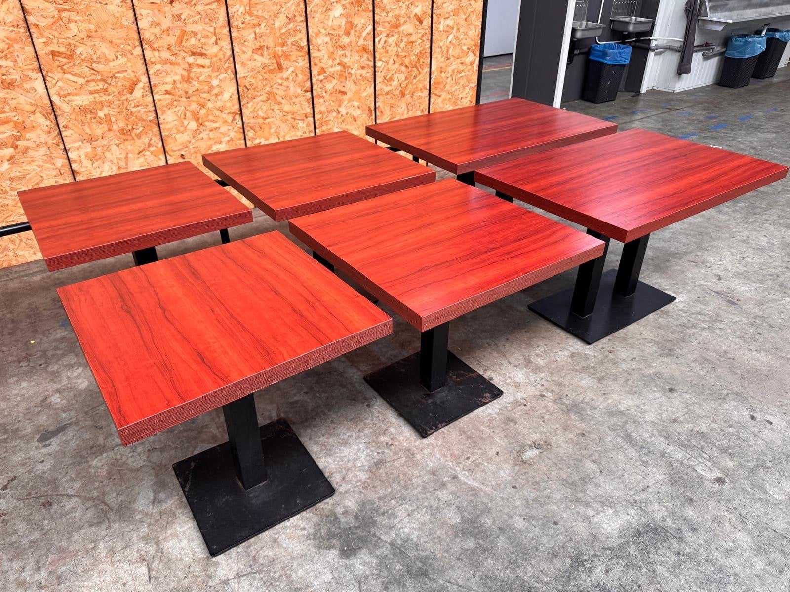 6 stuks gebruikte tafel, kantinetafel, horecatafel, Huis en Inrichting, Ophalen, Gebruikt