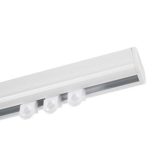 Gordijnrails nieuw - 3415mm (Veneta), Huis en Inrichting, Inclusief montageonderdelen, Overige merken, Wit, Metaal