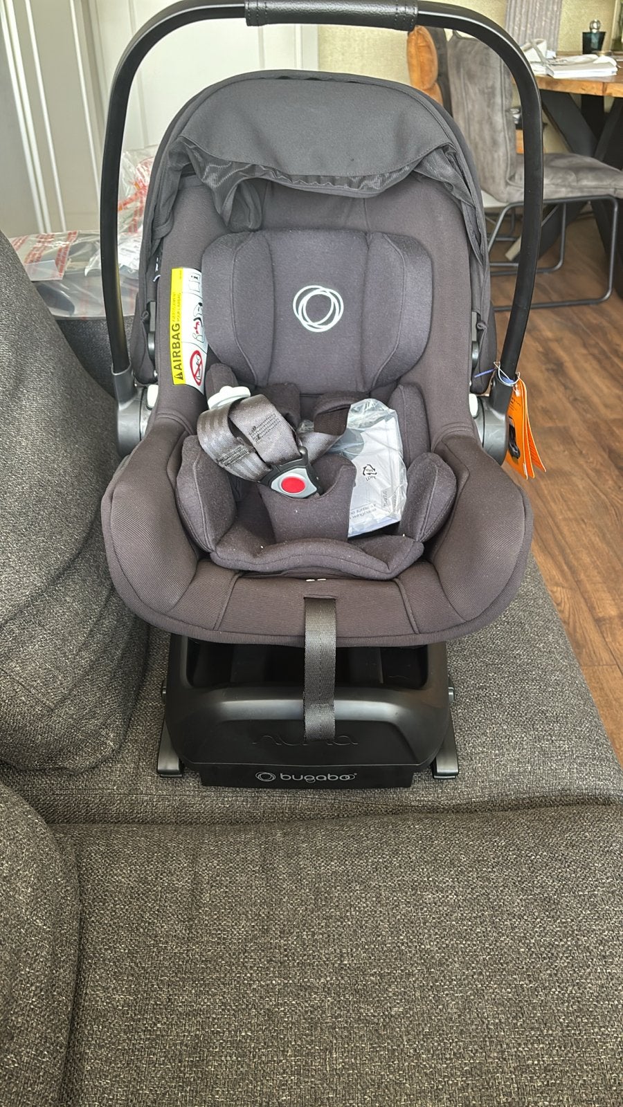 Bugaboo Turtle Air by Nuna autostoel met Isofix base, Kinderen en Baby's, Autostoeltjes, Autogordel of Isofix, Zijbescherming