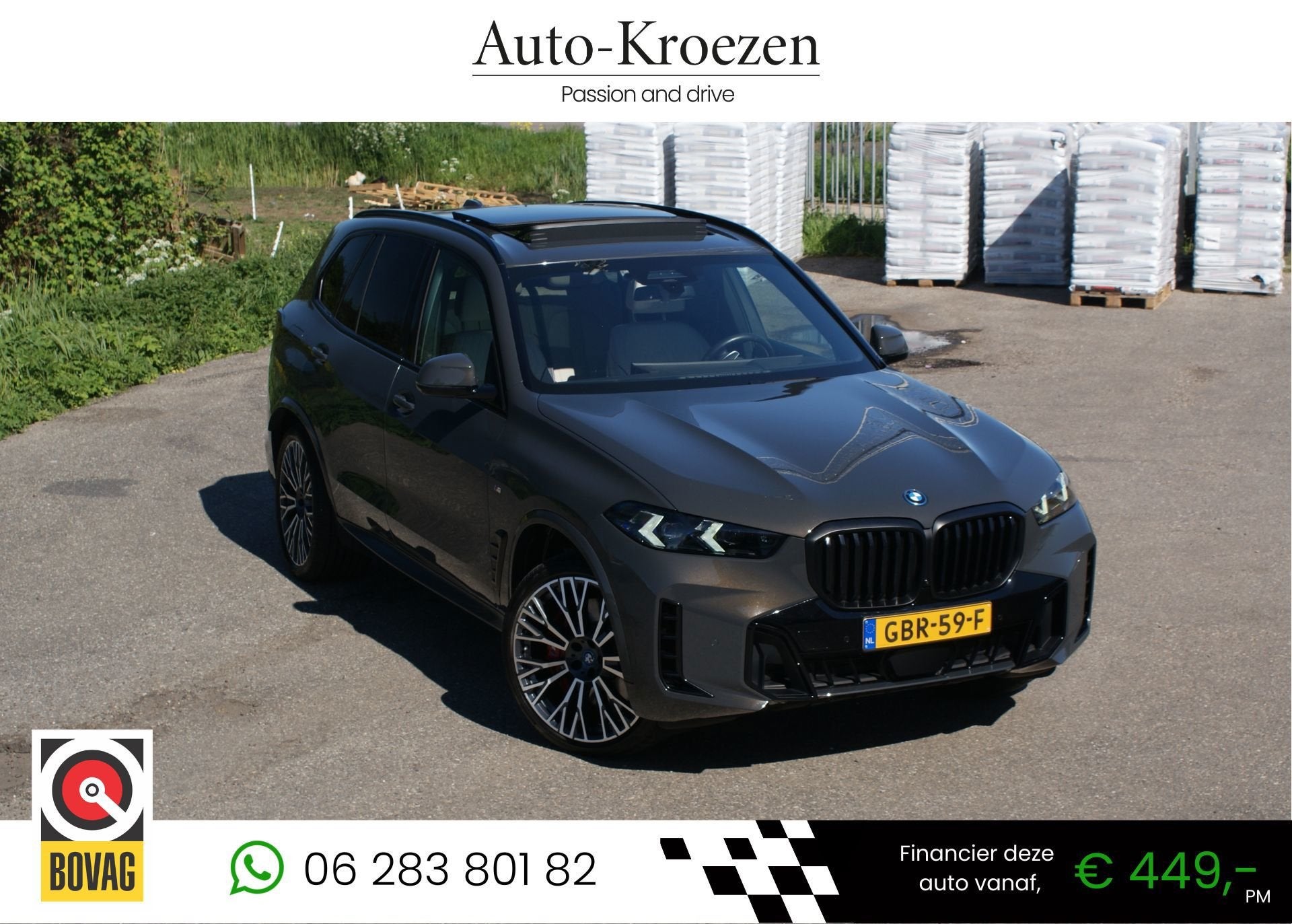 BMW X5 XDrive50e | M Pakket | Pano | Org NL | Trekhaak | Luc, Gebruikt, 2395 kg, Bedrijf, Vierwielaandrijving