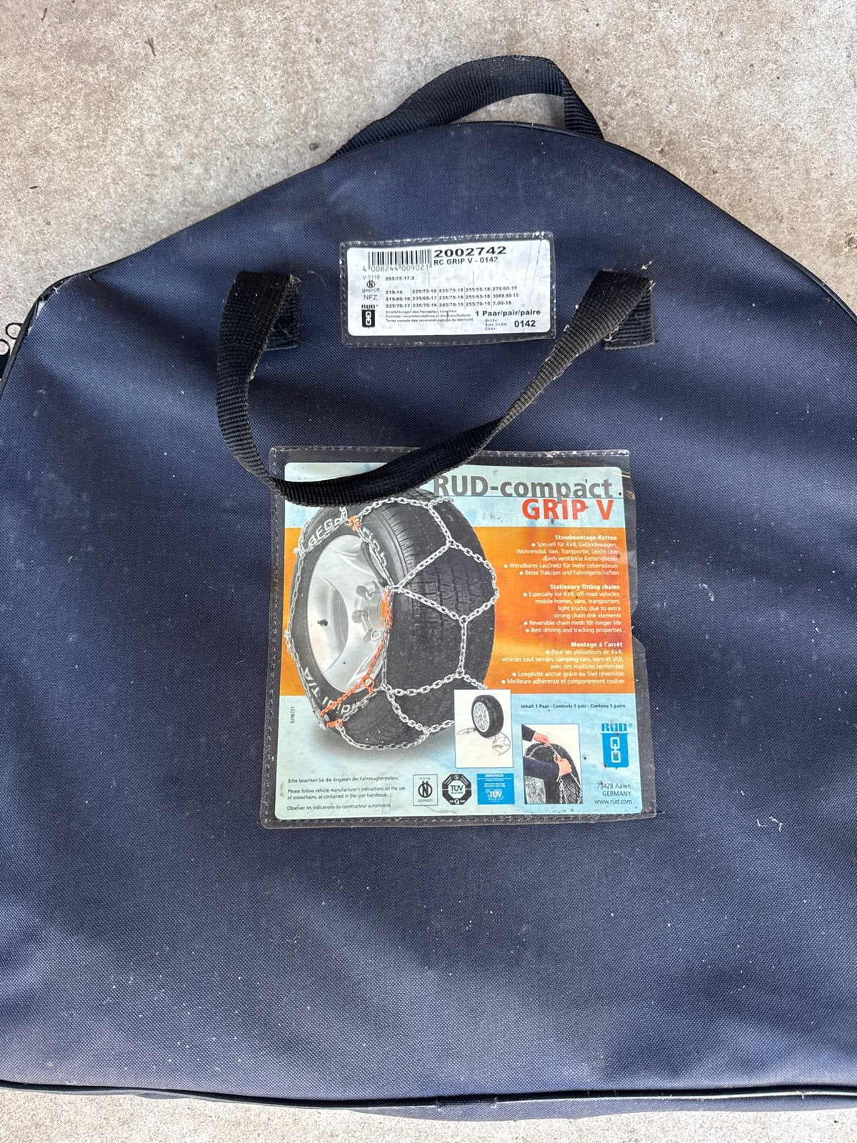 RUD-compact GRIP V sneeuwkettingen (nieuw), Auto diversen, Sneeuwkettingen, Ophalen, Nieuw