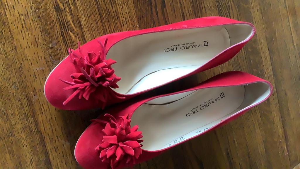 Pumps Mauro  Teci, Ophalen, Pumps, Zo goed als nieuw, Rood