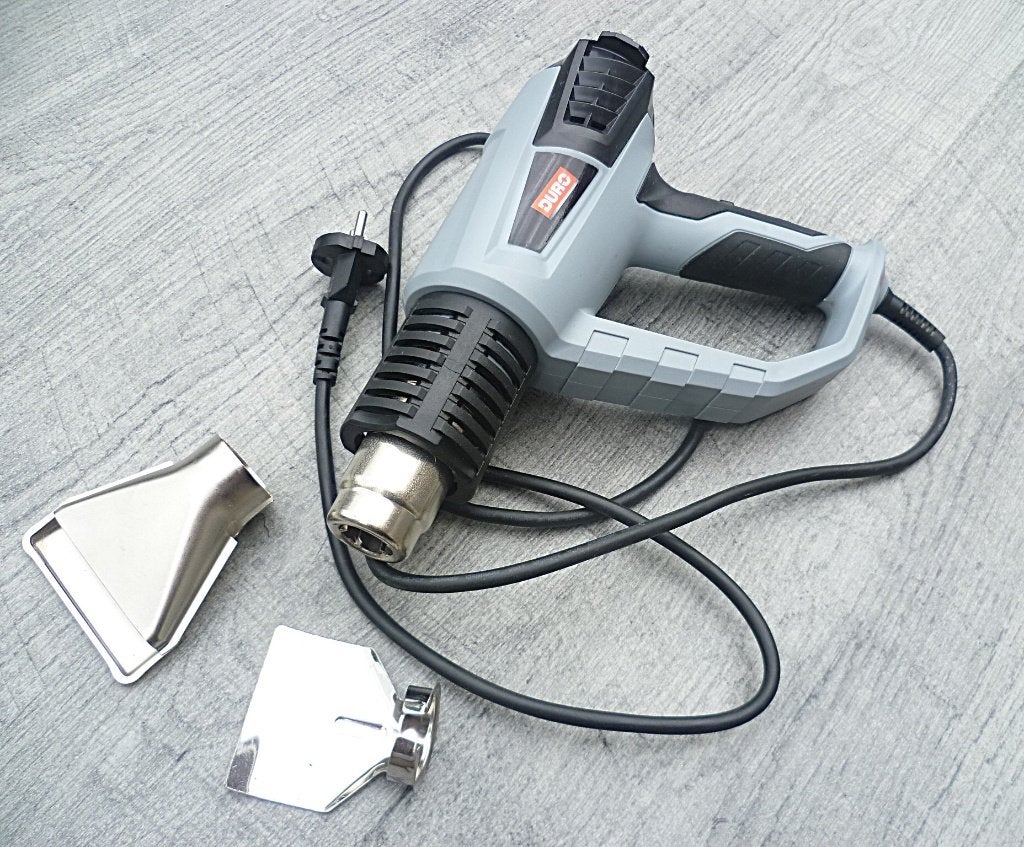 Duro heteluchtpistool/verfafbrander 2000W + opzetstukken..., Doe-het-zelf en Verbouw, Gereedschap | Overige machines, Verzenden