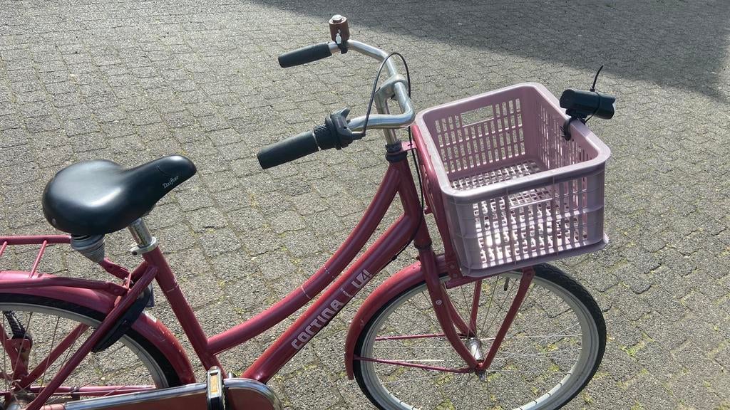 Roze fiets 26 inch meisje, Fietsen en Brommers, Minder dan 47 cm, Ophalen, Gebruikt, Terugtraprem