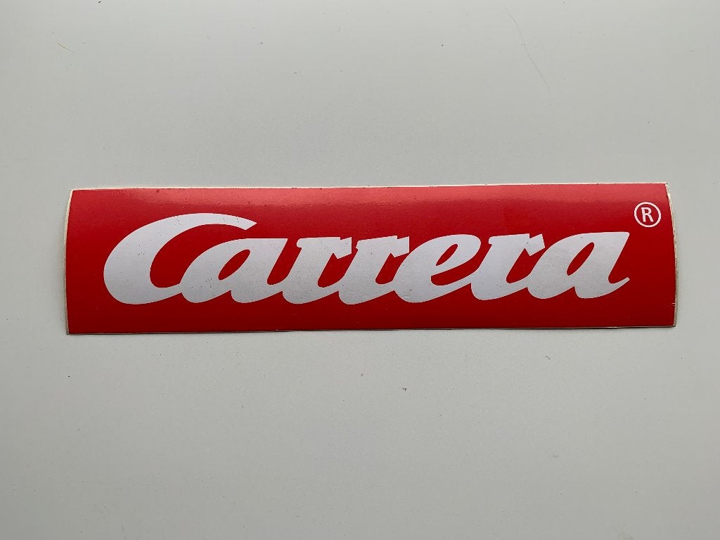 Carrera sticker 24,5x5,5cm nieuw modelbouw