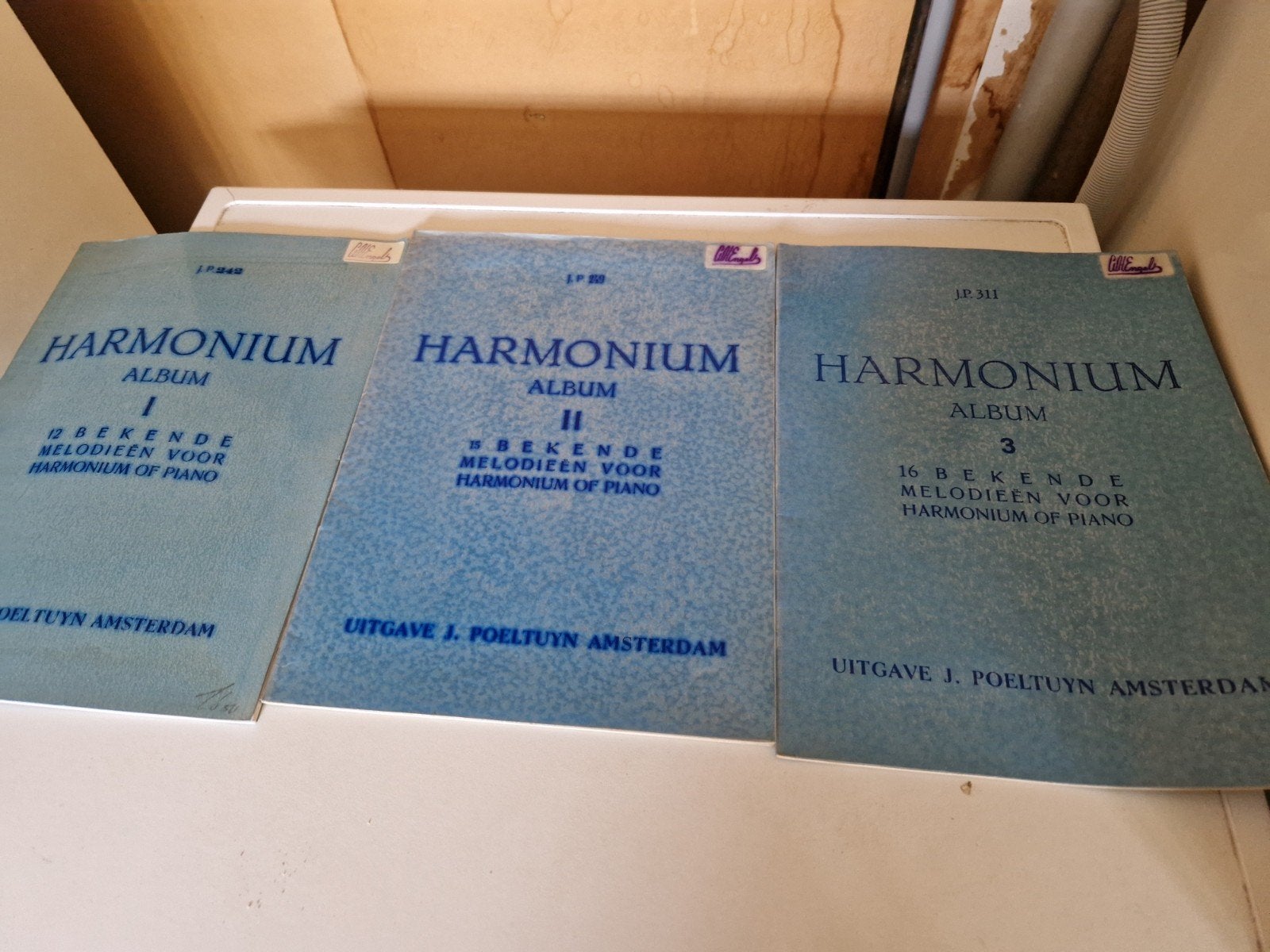 Harmonium Album I, II, III - Bladmuziek voor Harmonium/Piano, Verzenden