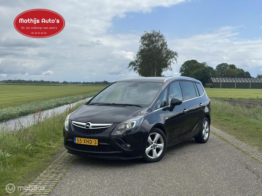 Opel Zafira Tourer 1.4 Business Edition 7p., Auto's, Opel, Euro 5, 1250 kg, 4 cilinders, 7 stoelen