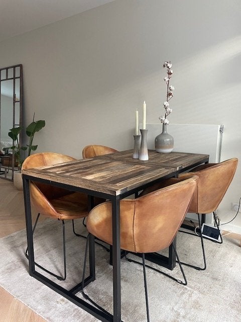 Lifestyle Eettafel Madrid (3 stuks, afzonderlijk of samen), 200 cm of meer, 50 tot 100 cm, Zo goed als nieuw, Vijf personen of meer